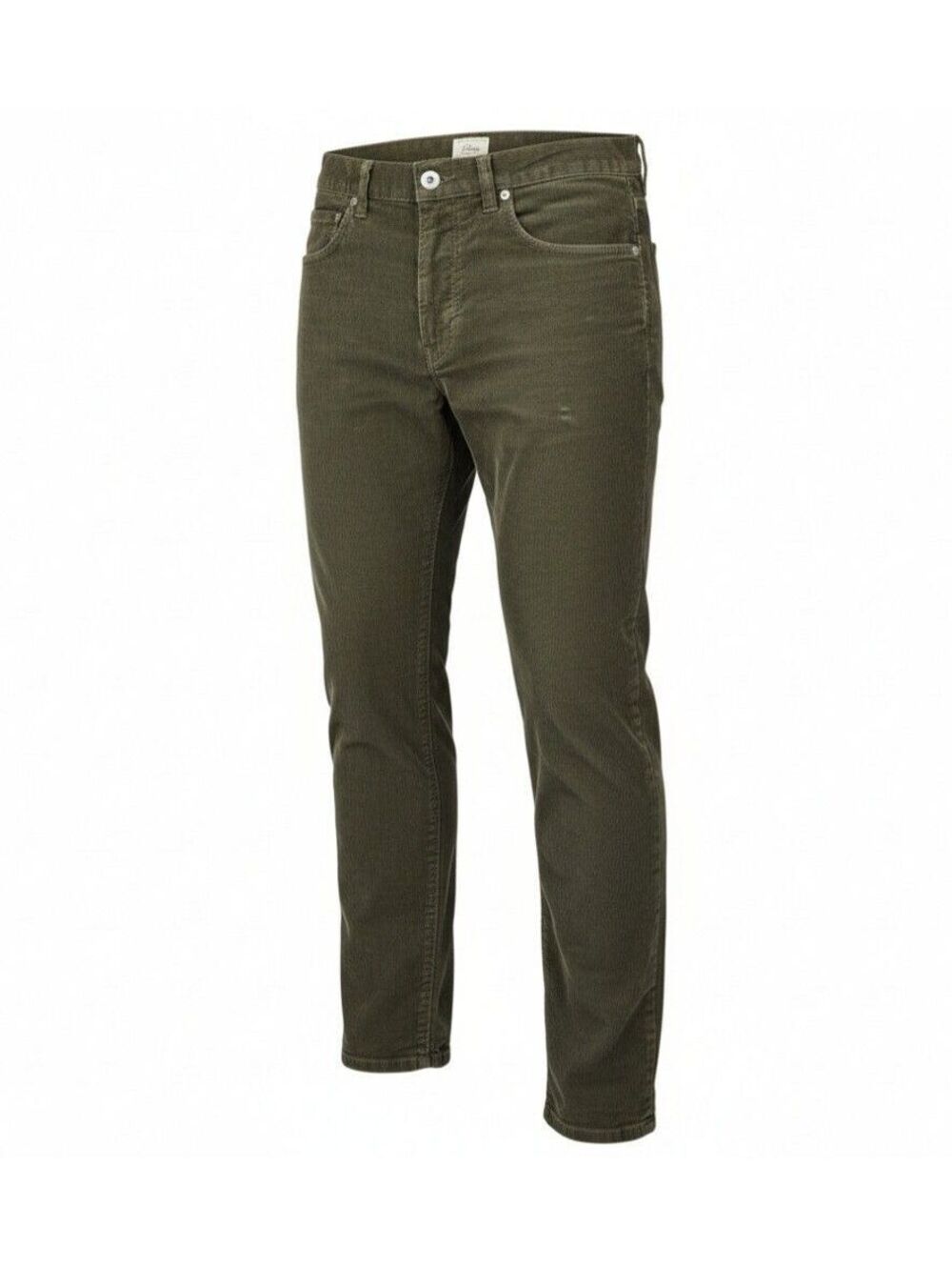 J.Crew 770 Straight Fit Corduroy Pants Men's 31x32 Olive Green Stretch